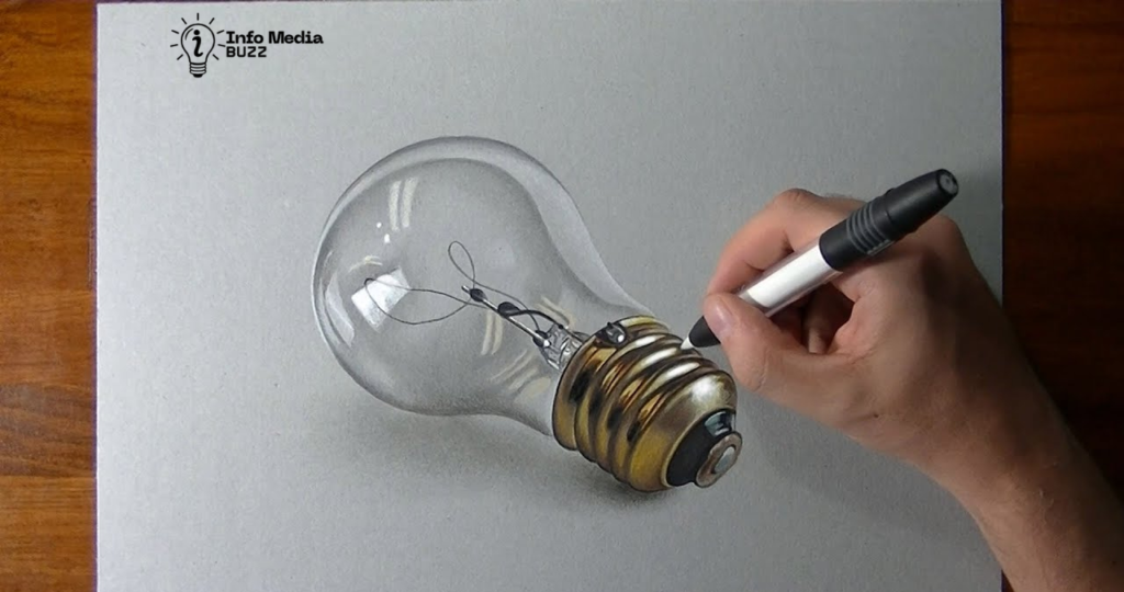 light bulb drawing